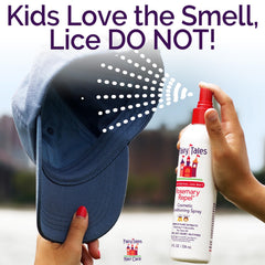Fairy Tales Rosemary Repel aroma offers a refreshing kid friendly fragrance.
