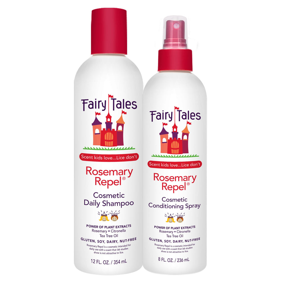 Fairy Tales Rosemary Repel Shampoo bottle presents gentle daily cleansing for kids