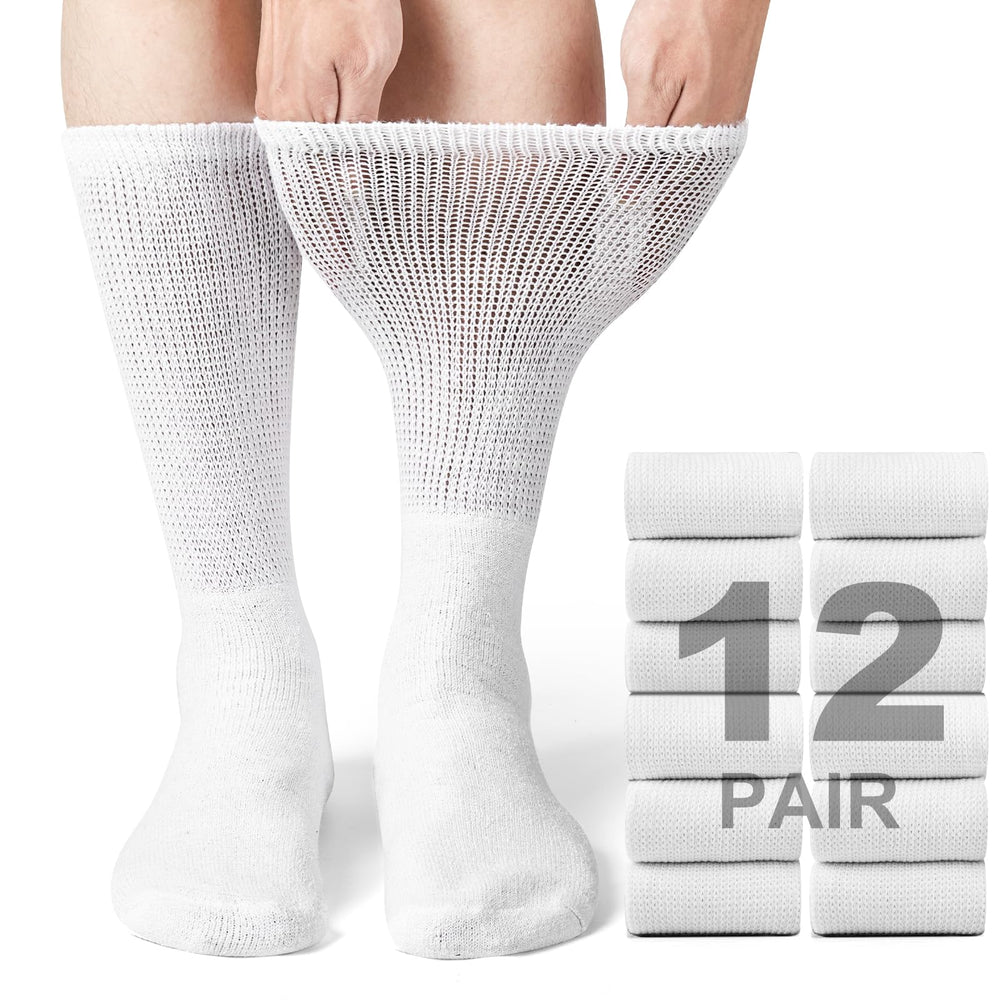Falari diabetic socks with a soft cushioned sole for all-day comfort