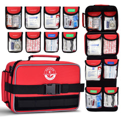 Falcon Rescue 418-piece kit in a compact setup for quick access.