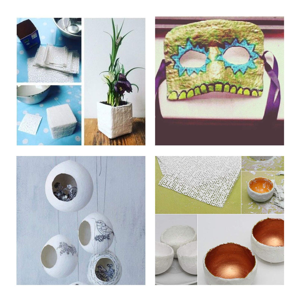 Falling in Art plaster roll cut to size for flexible project fitting