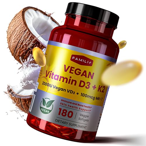 FAMILI+ veggie softgels closeup showing plant-based capsules