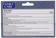 Family Care Clotrimazole cream packaging display for trusted antifungal treatment.