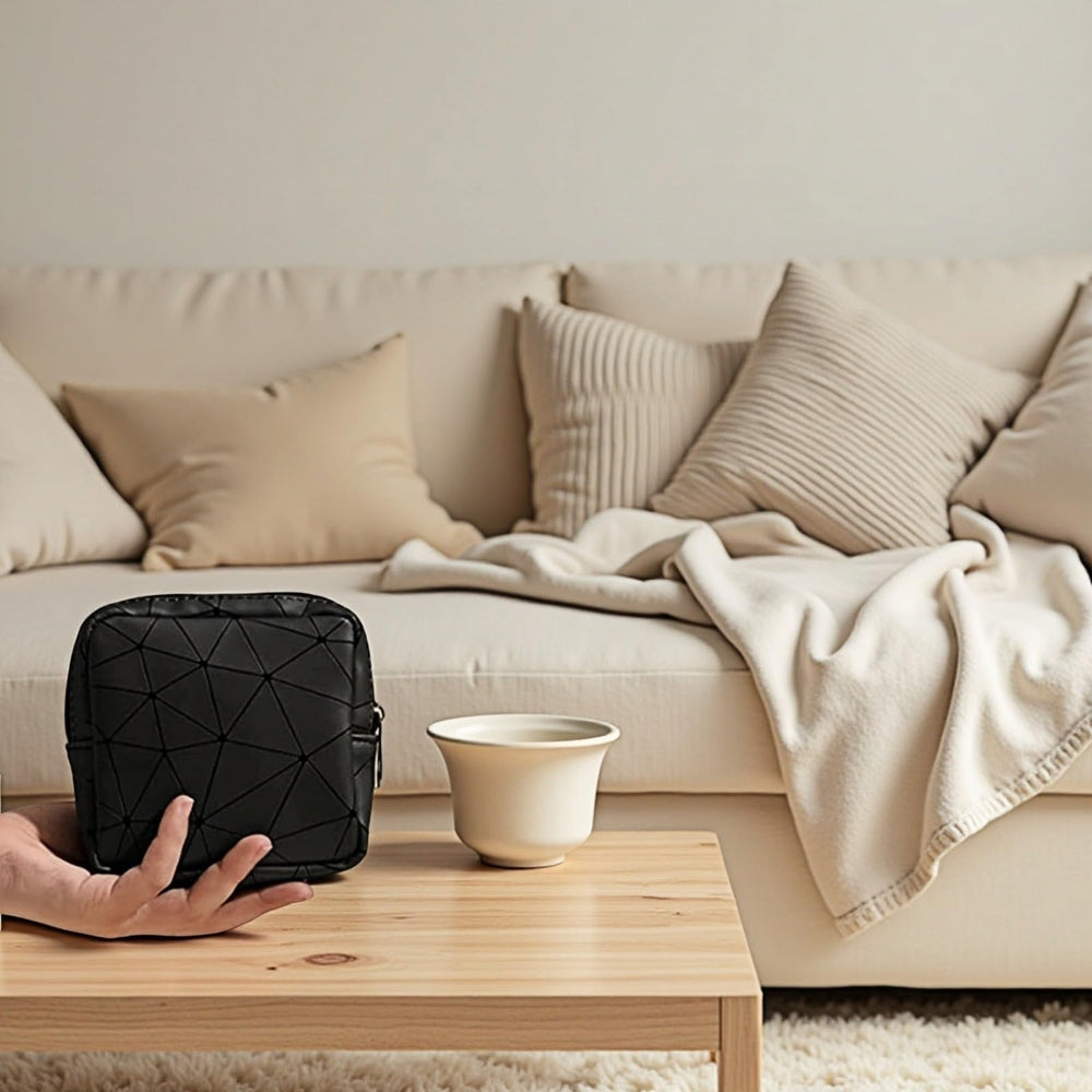 FANBODTA multi-use bag doubles as a small cosmetics or jewelry pouch.