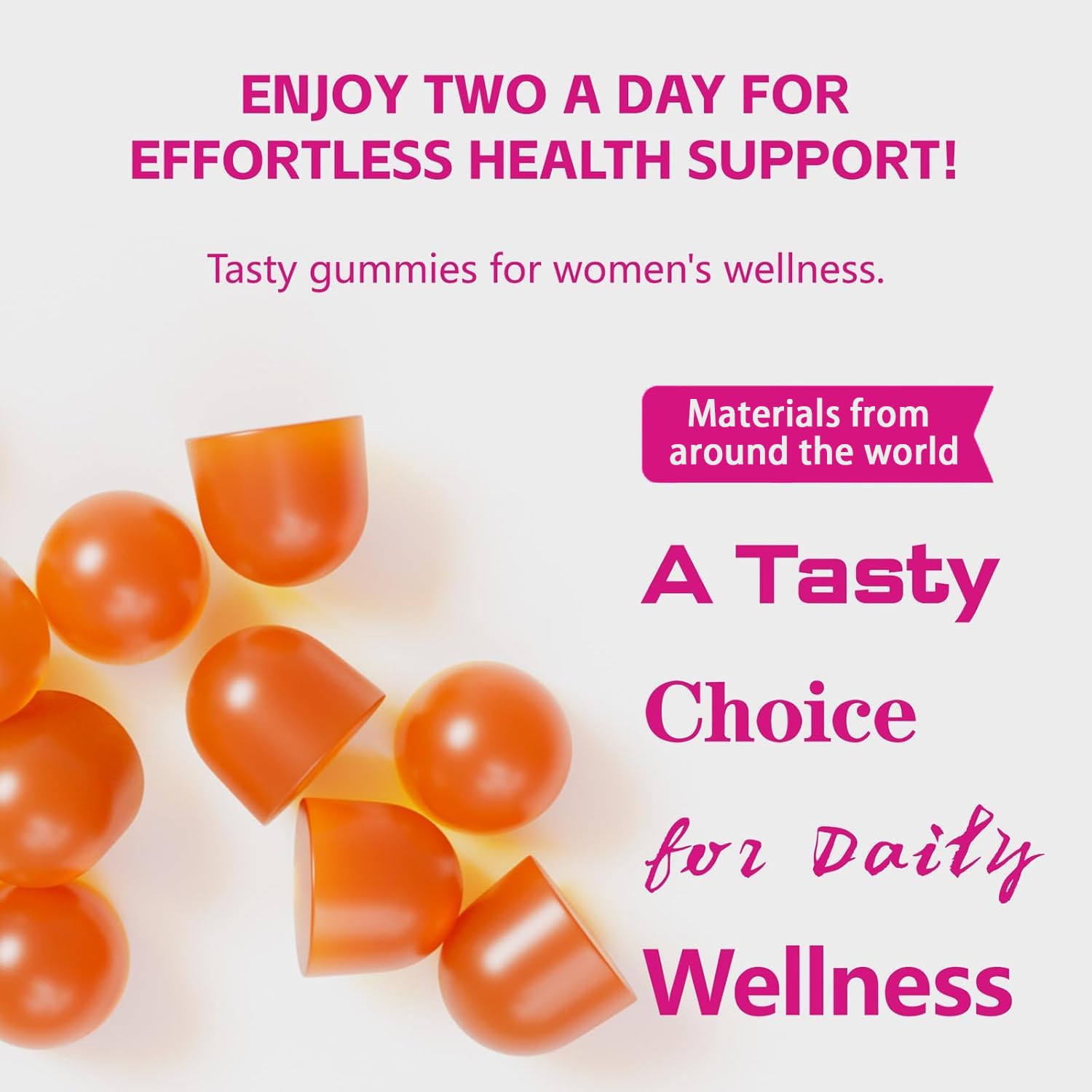 FANCYENERGY Gourmet pineapple gummies visual suggests tropical flavor enhancing routine.