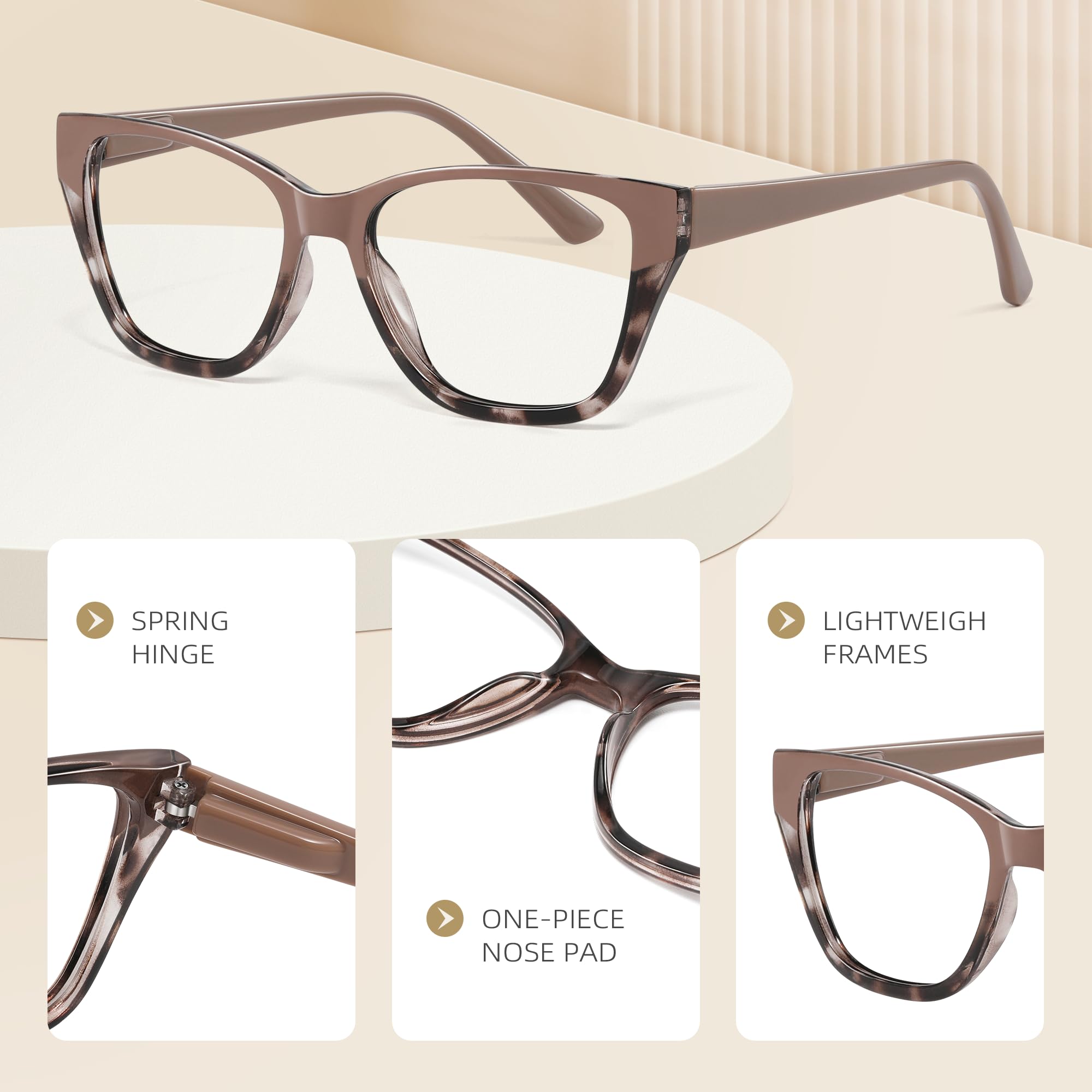 FancyFlower lightweight, durable frame ideal for daily wear and long sessions.