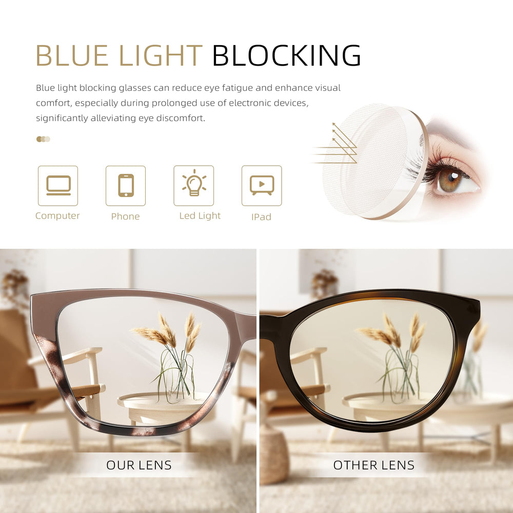 FancyFlower soft case protects glasses during travel and storage.