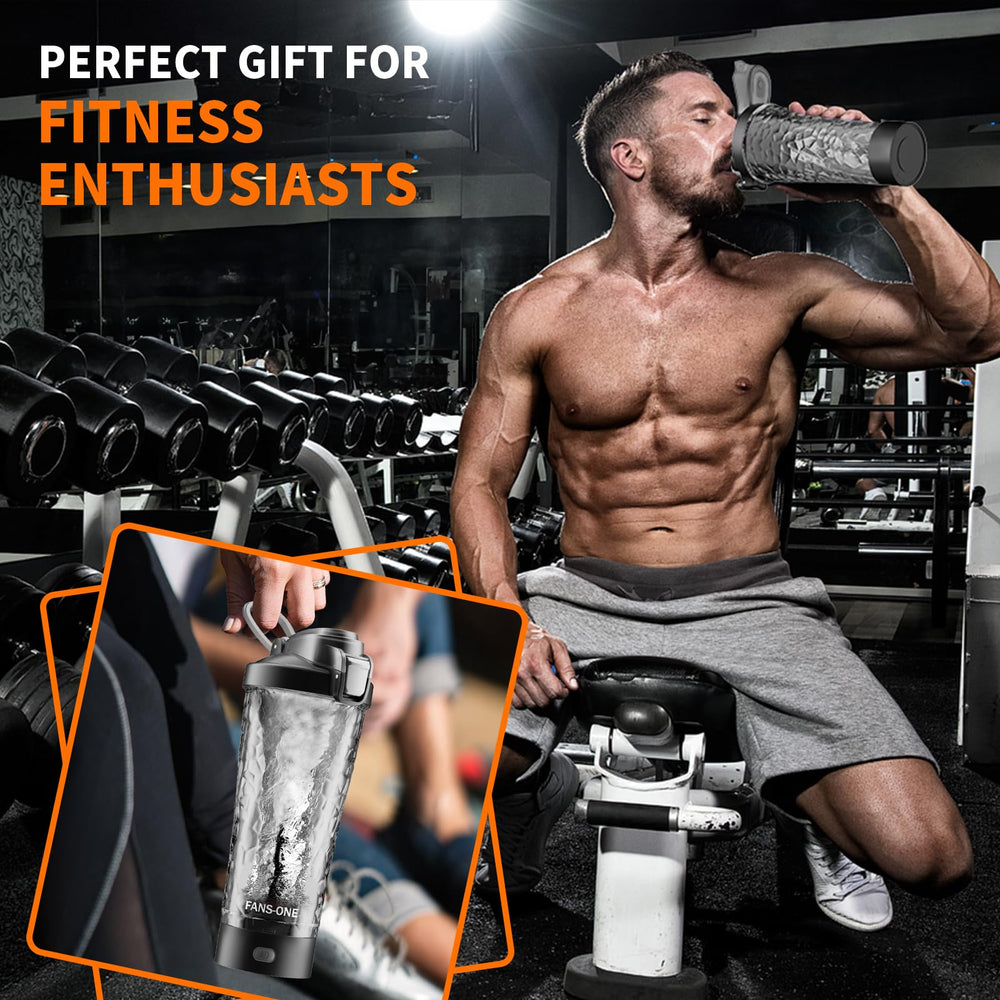 FANS-ONE shaker features detachable motor base for easy cleaning.