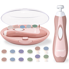 Fansidi baby nail trimmer electric in blush petal pink for tiny nails