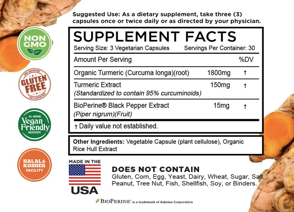 FarmHaven non-GMO turmeric supports antioxidant-friendly daily routines.