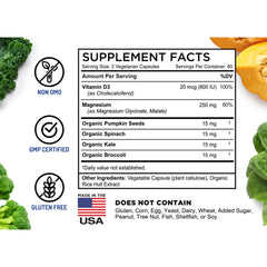 FarmHaven Magnesium Complex bottle-ready with vitamin D3 boost.