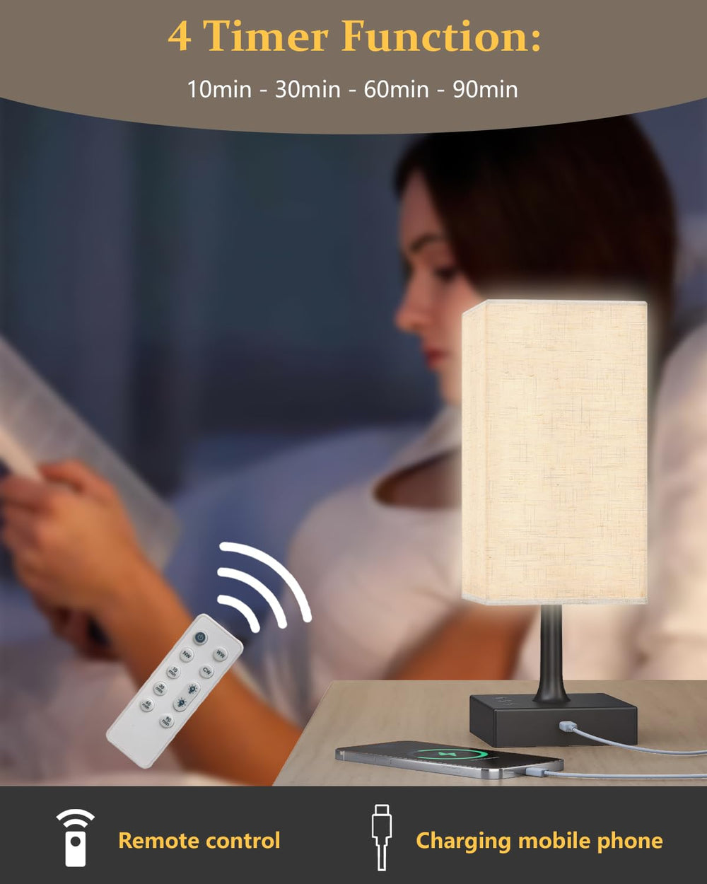 FARRIDE full spectrum sun lamp in a cozy home setting