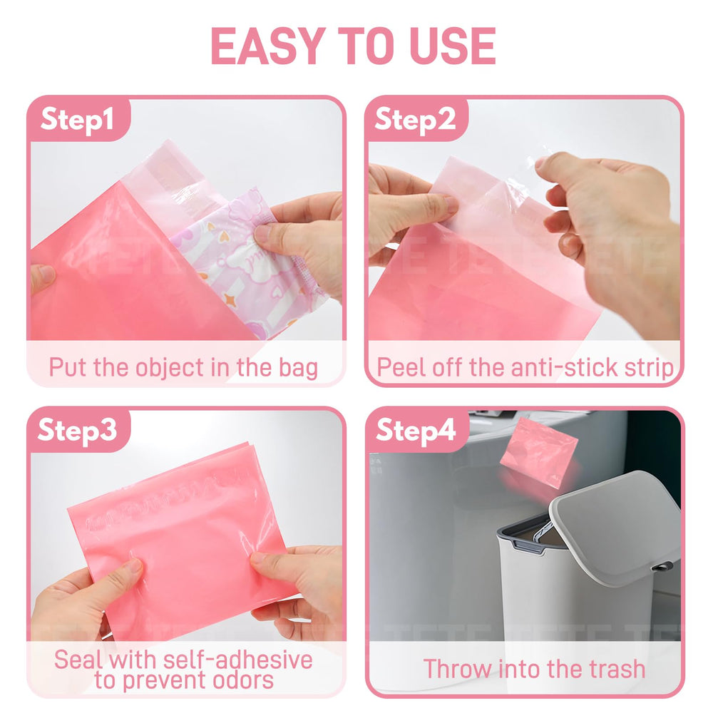 FARVIGOR portable disposal bag ideal for purse or backpack