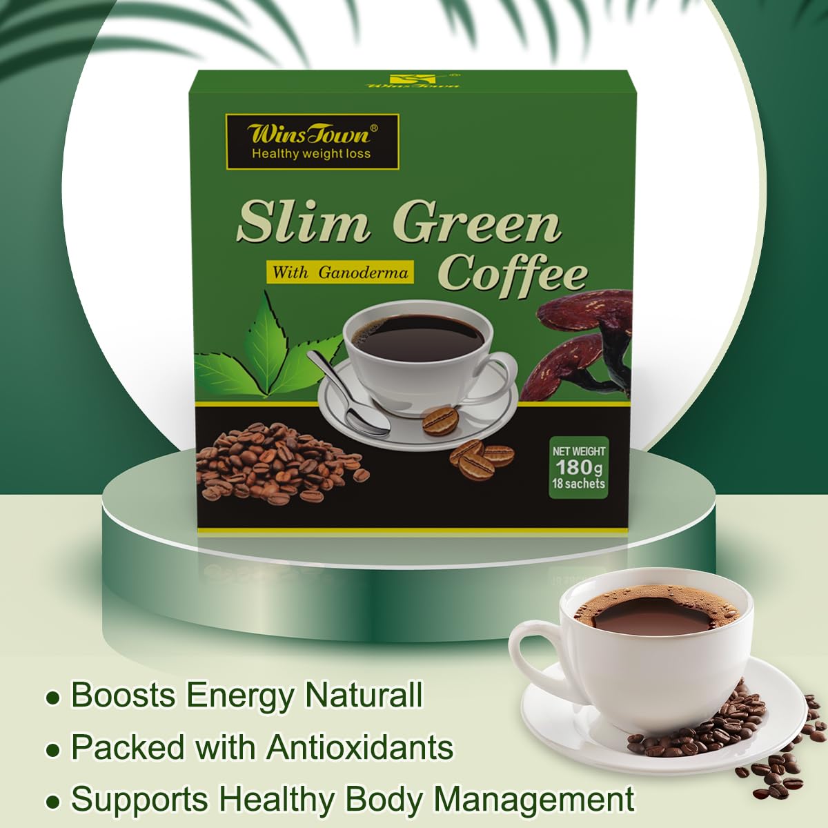 FARWIX Green Coffee Bean Powder sachets for on-the-go use.