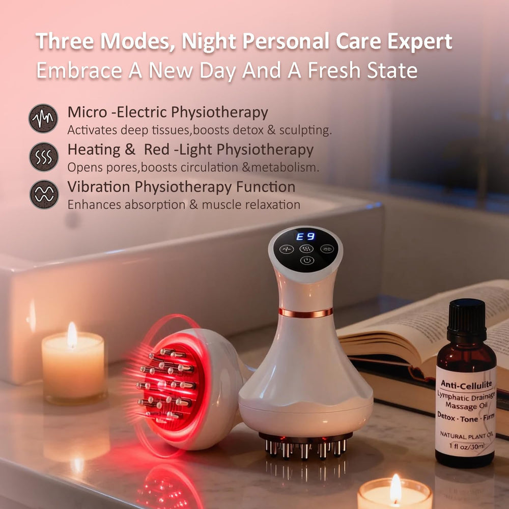 FASCITONE lymphatic drainage massager portable design supports post-workout recovery anywhere.
