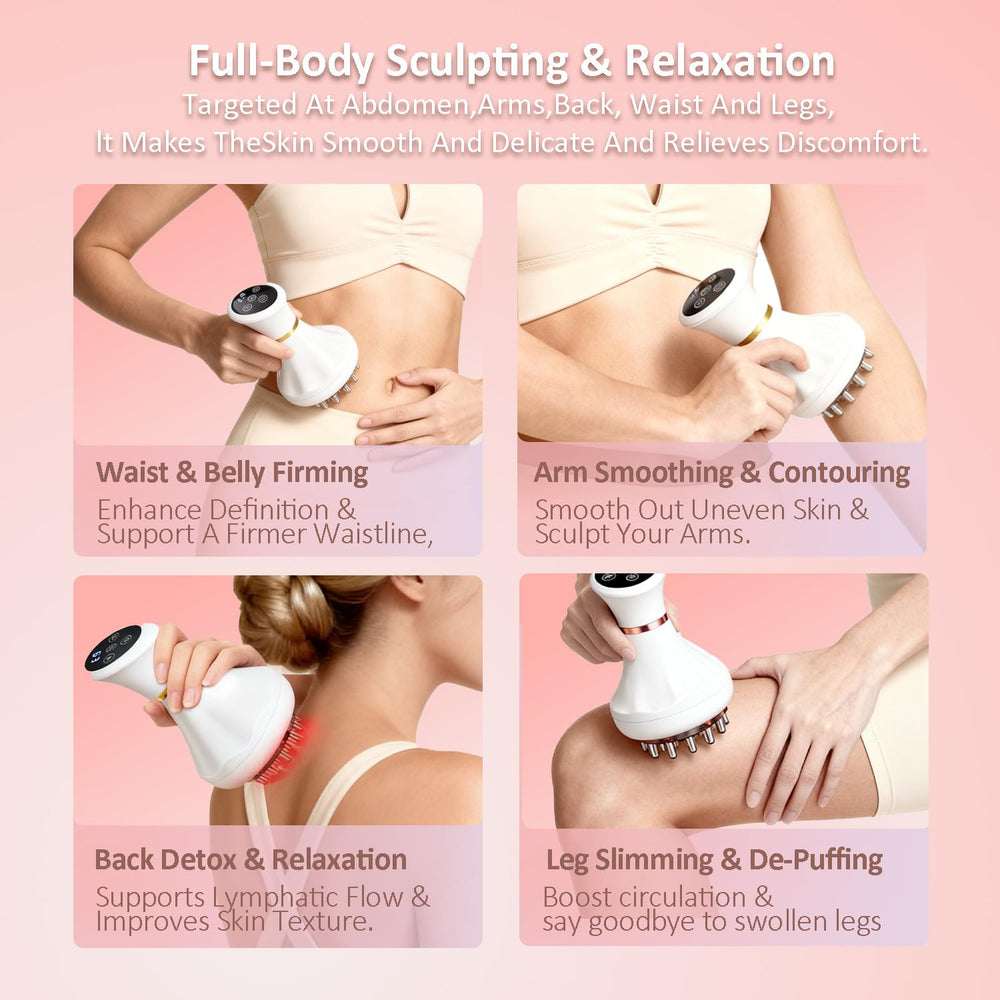 FASCITONE massager ideal for legs, arms, and abdomen to reduce puffiness.