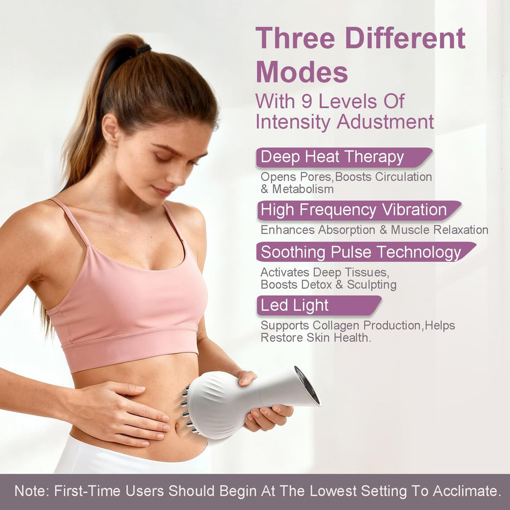 FASCITONE rechargeable portable design enables on-the-go use.