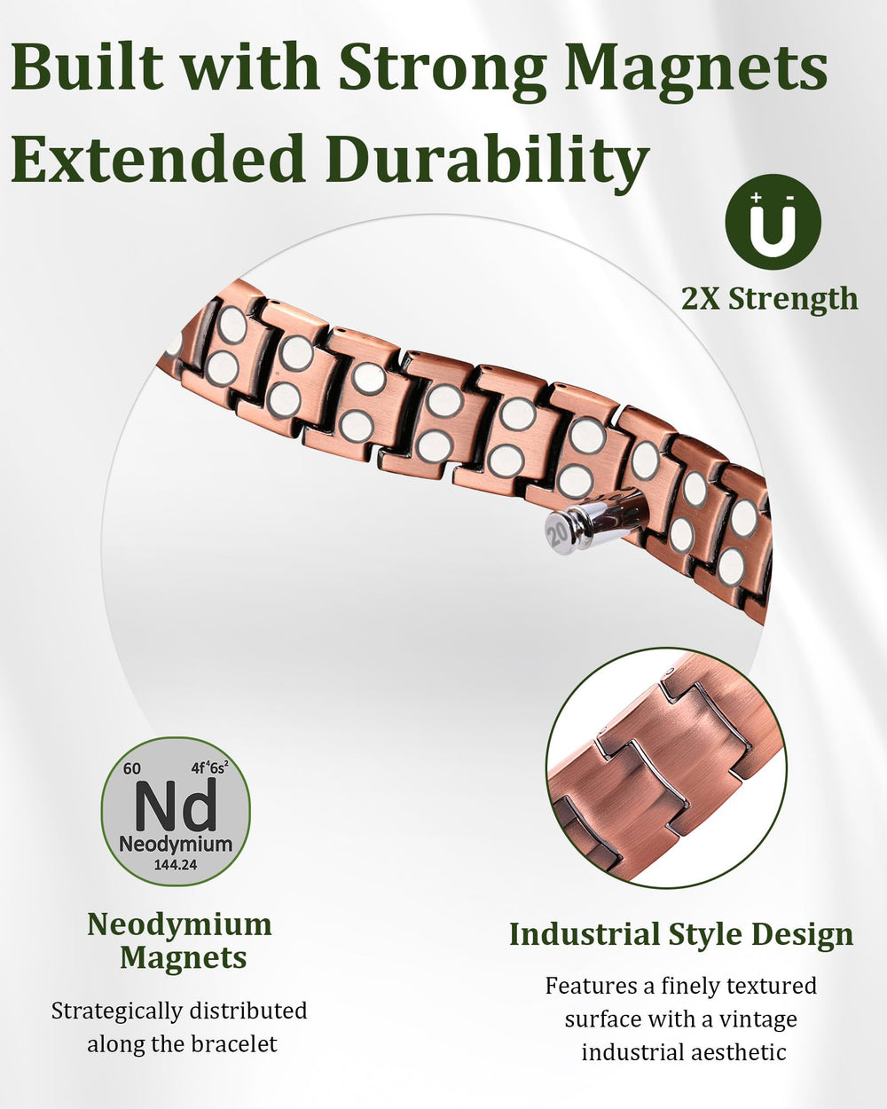 Fashtour geometric square-links design offers modern minimalist style.