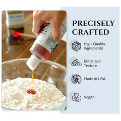 Fast Easy Bread soy lecithin liquid gluten-free formula aids texture.