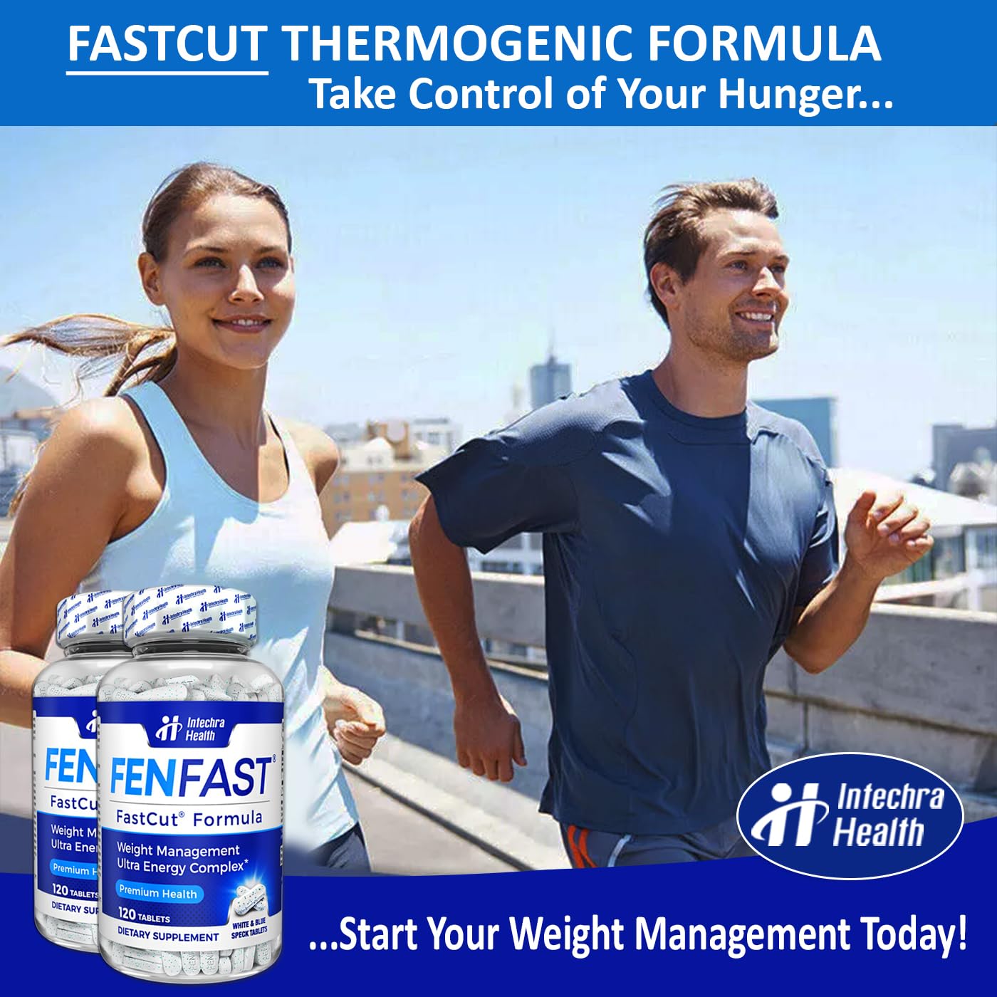 FASTCUT Diet Pills packaging with label details and usage guidance.