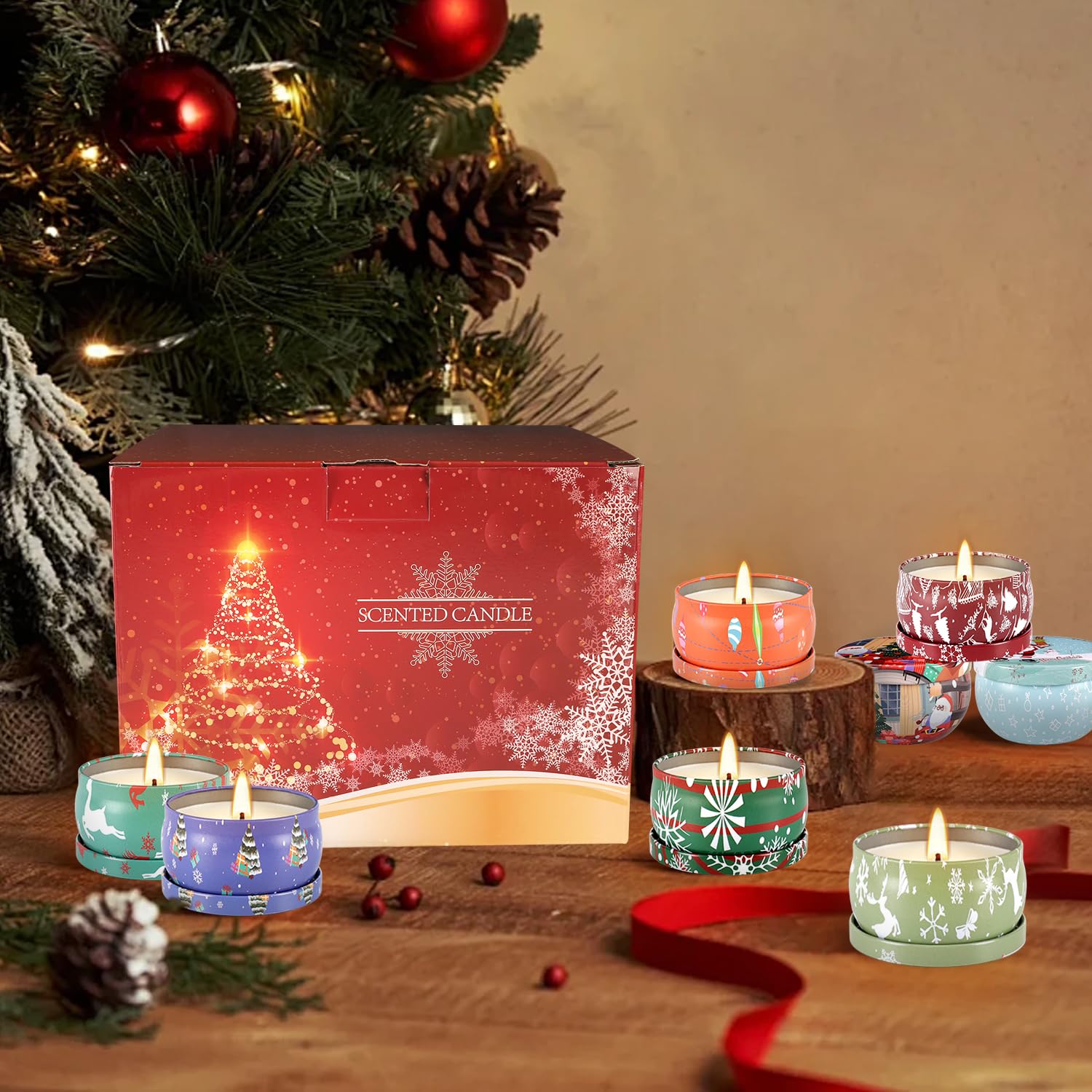 fclayvts lavender candle jar provides calming scent ideal for bedrooms.