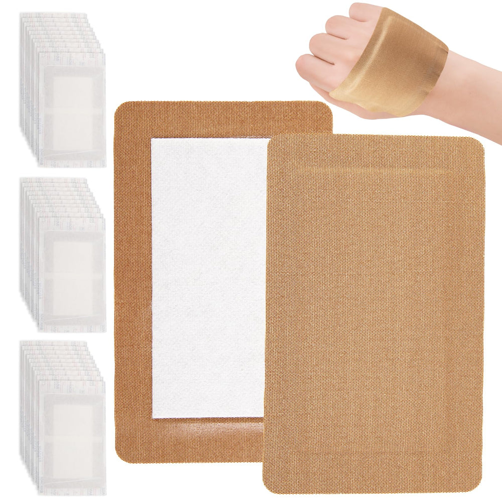 FDFuZhao 30pcs extra-large bandaids cover wide wounds on limbs