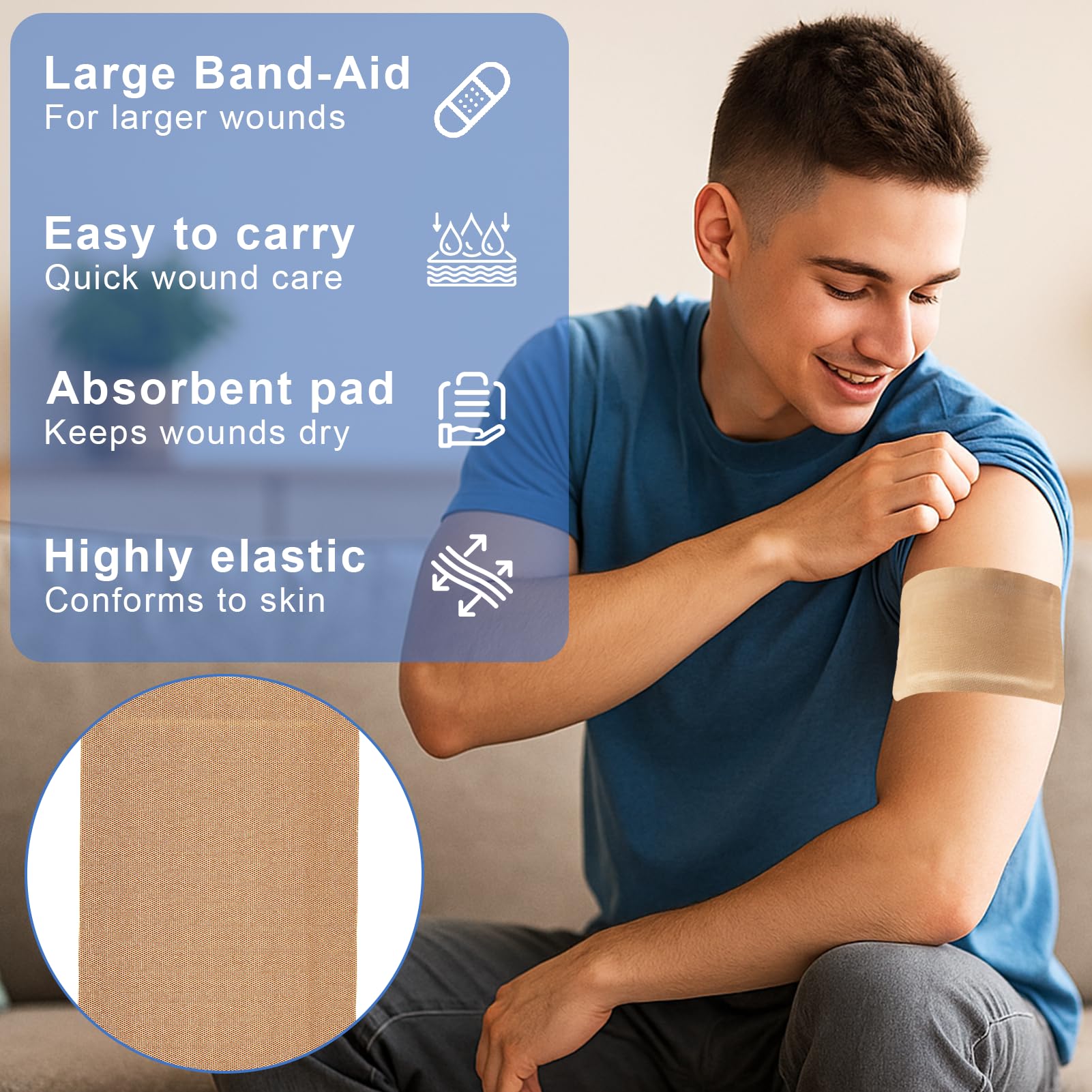 FDFuZhao bandaids ready for home, work, and outdoor first aid