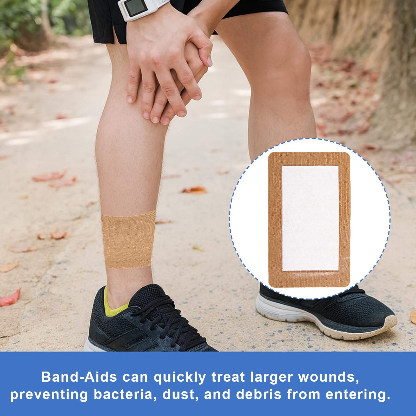 FDFuZhao sterile fabric bandages come individually wrapped for hygiene