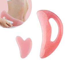 FDKJEJC Guasha para cuerpo, enfoque en masaje y drenaje suave para la circulación.