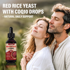 FDNM Red Rice Yeast CoQ10 Drops bottle for precise daily dosing.