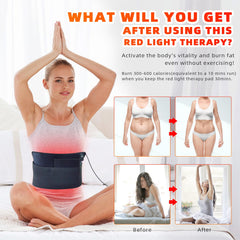 Feangli red light pad placed on the shoulder to ease muscle tension.