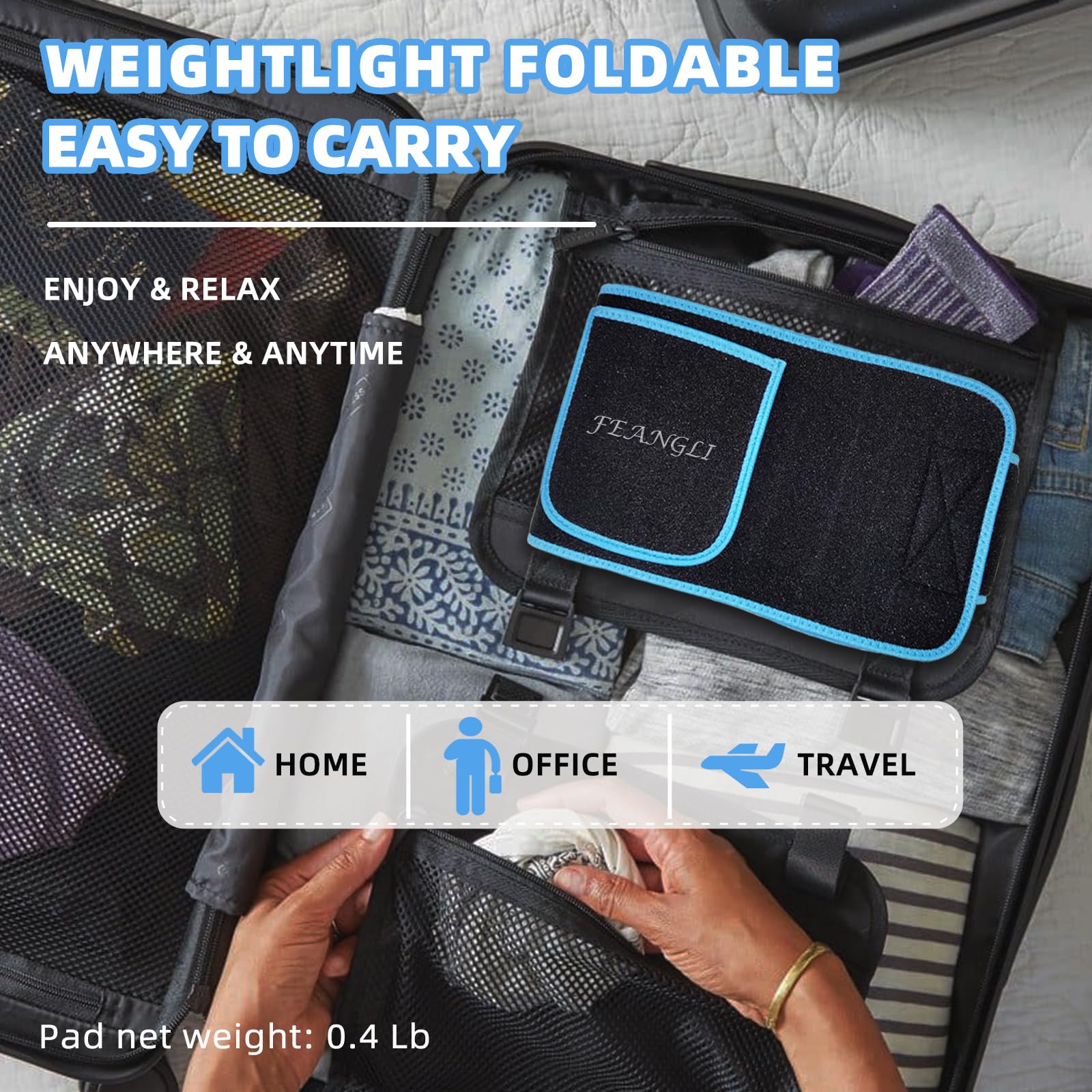 feangli transparent TPU cover skin friendly surface for comfort.