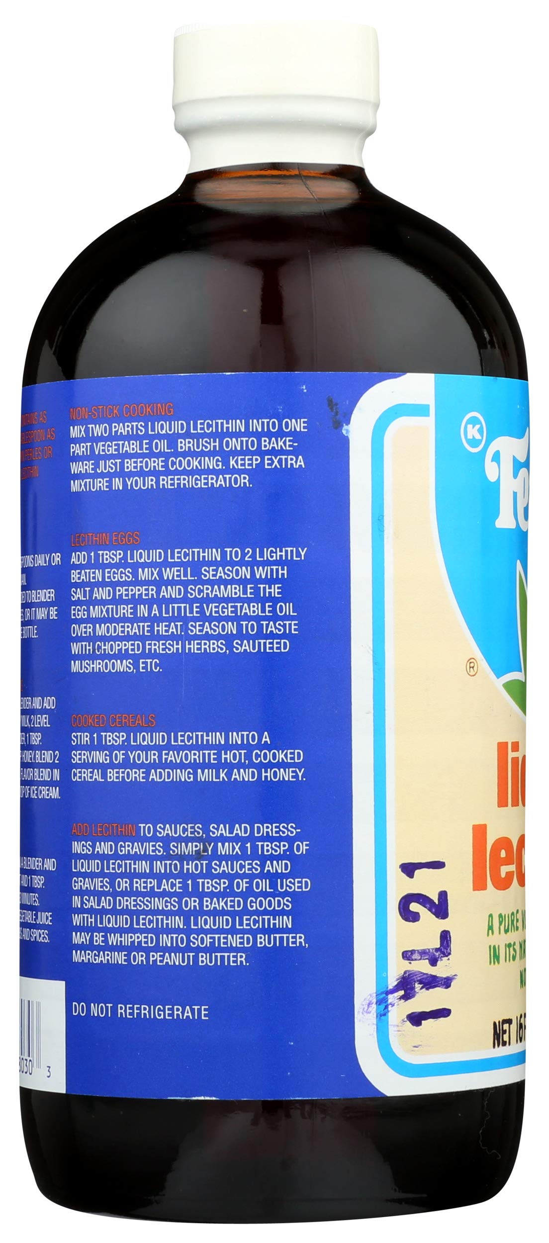 Fearn bottle splash illustrating versatile use in baking and vegan dishes.