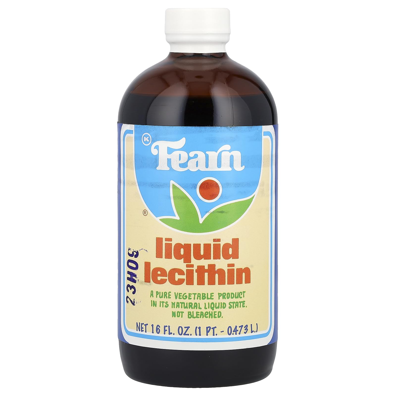 Fearn Liquid Lecithin bottle being poured to enrich sauces and gravies