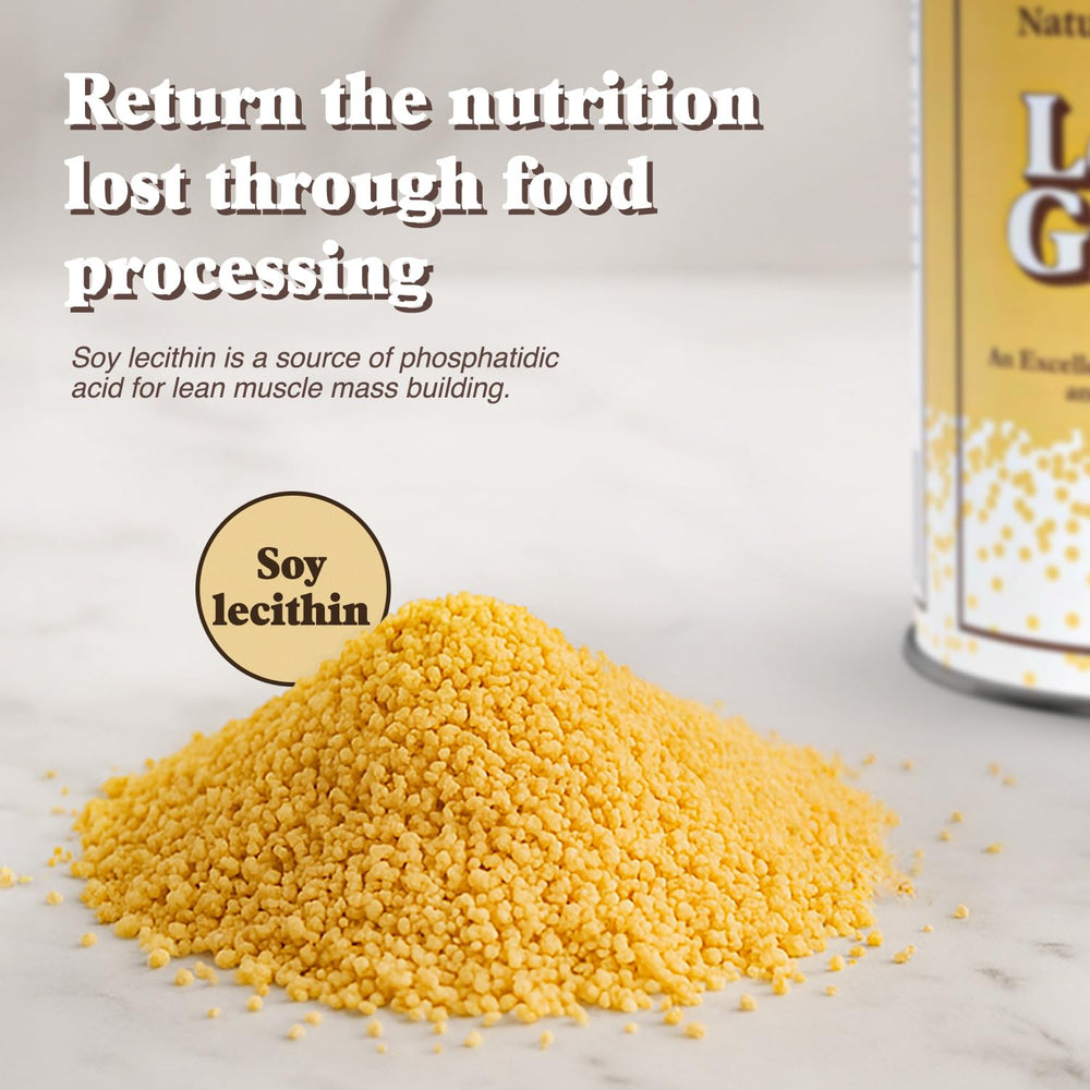 Granules blended into smoothie for smoother texture