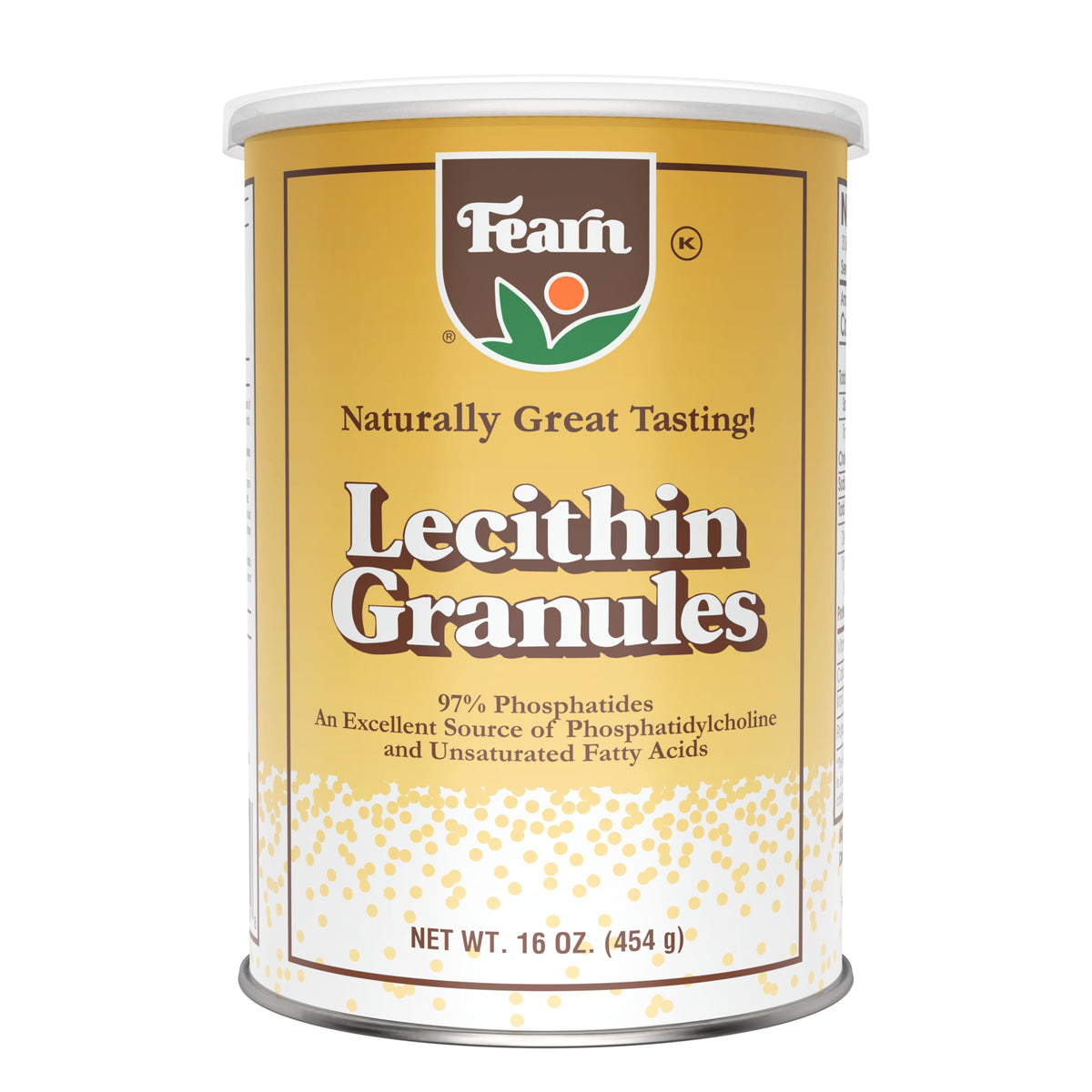 Fearn Soy Lecithin Granules packaging on shelf, a trusted baking emulsifier