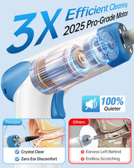 Featjoy Ear Wax Removal Kit side handle aids secure grip during cleaning.