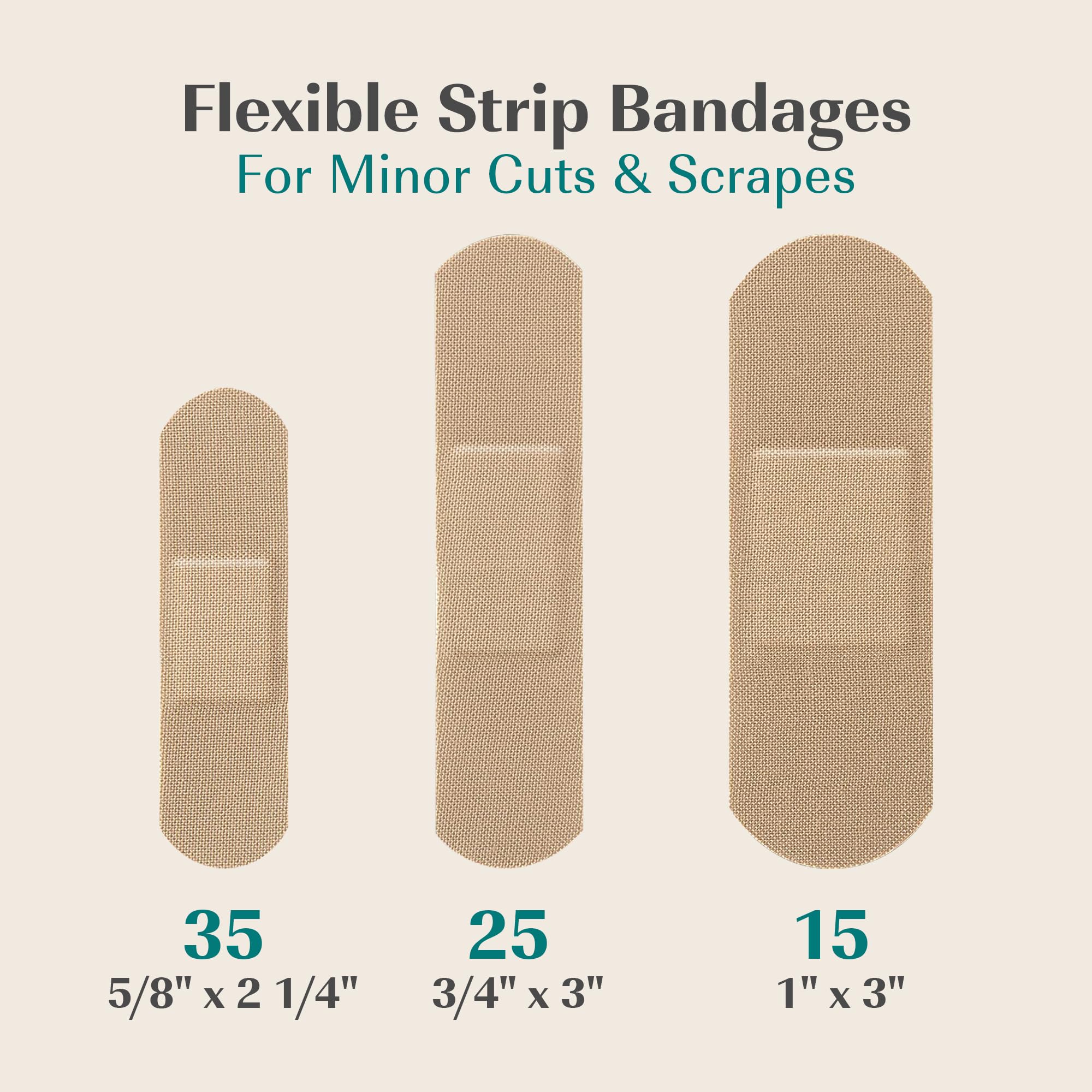 FEBU latex-free bandages prevent latex sensitivity during first aid