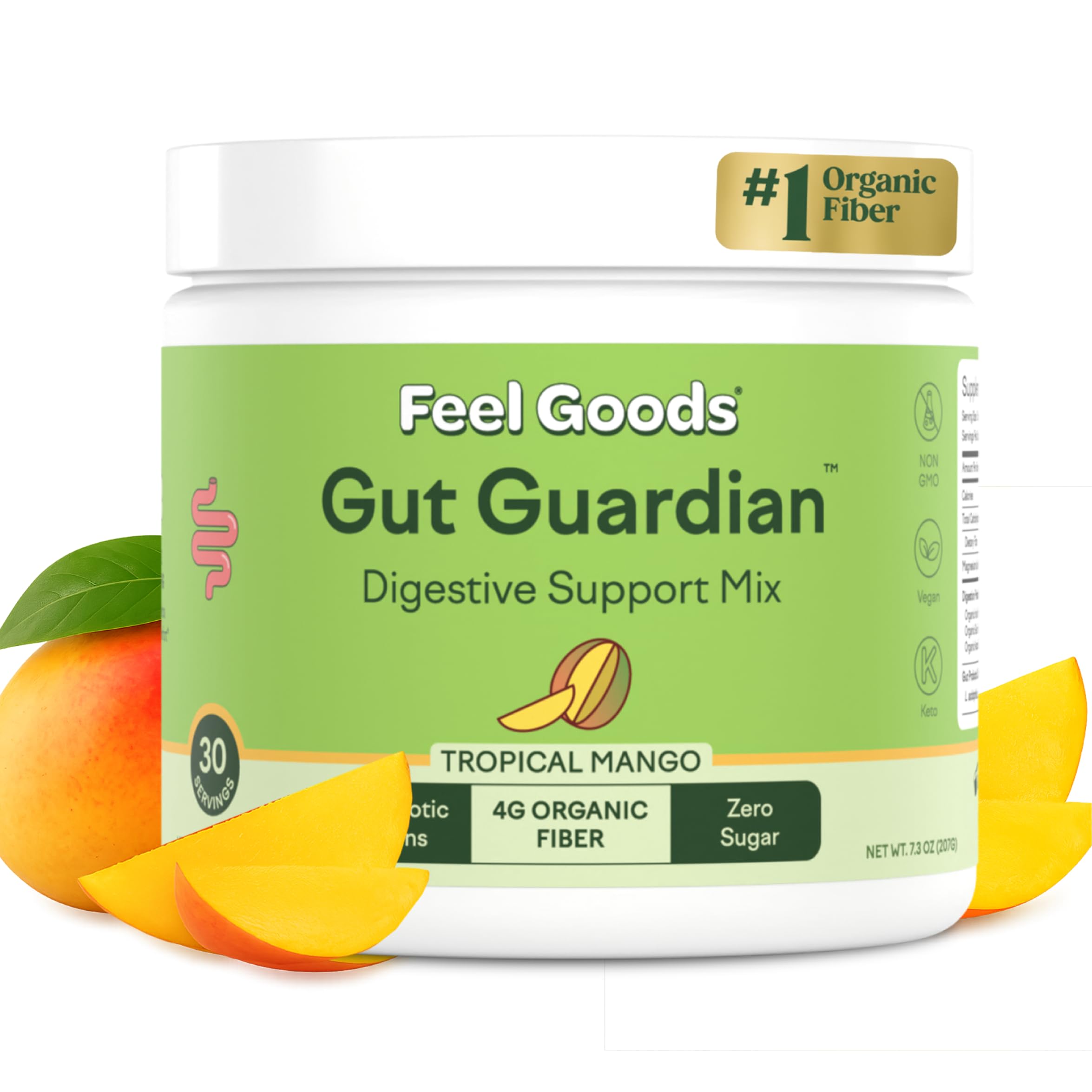 Feel Goods Gut Guardian box front for on-the-go wellness.