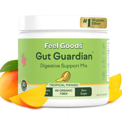 Feel Goods Gut Guardian box front for on-the-go wellness.