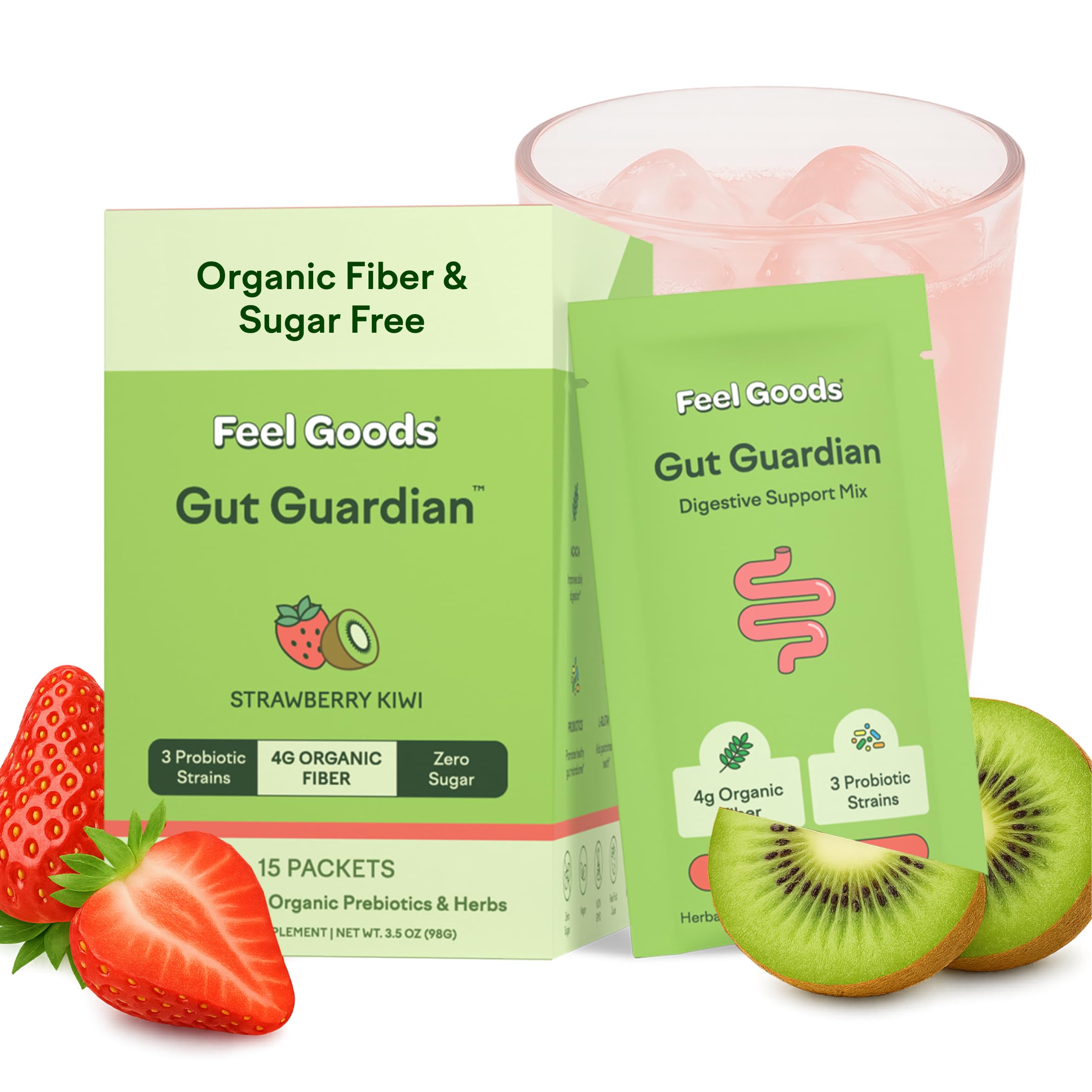 Feel Goods Gut Guardian powder tub for daily gut support and balanced digestion.