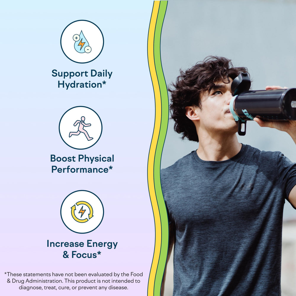 Feel Goods Hydration Hero guava fresca packet with organic fruits for refreshing hydration.
