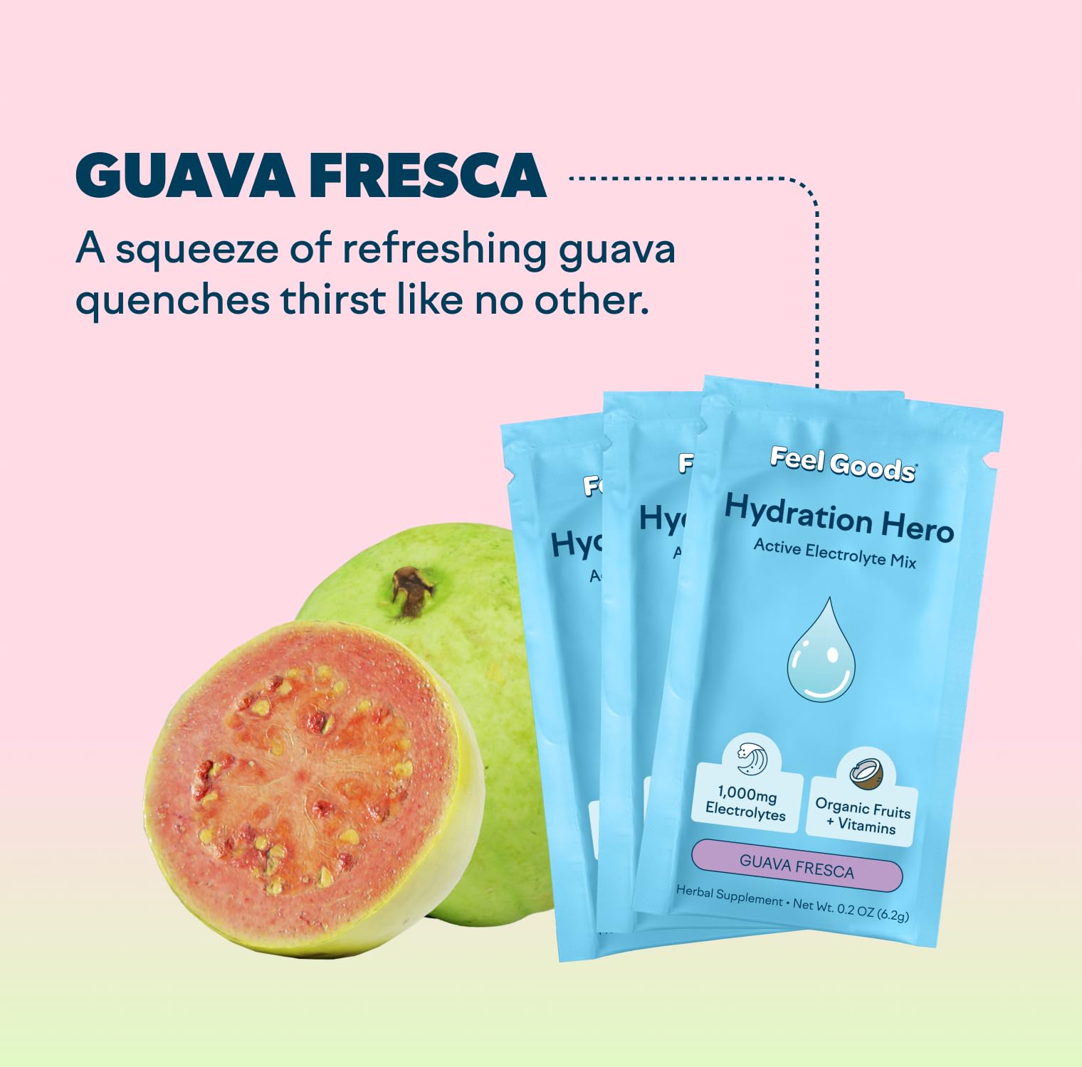 Feel Goods Hydration Hero ingredients sea salt and electrolytes