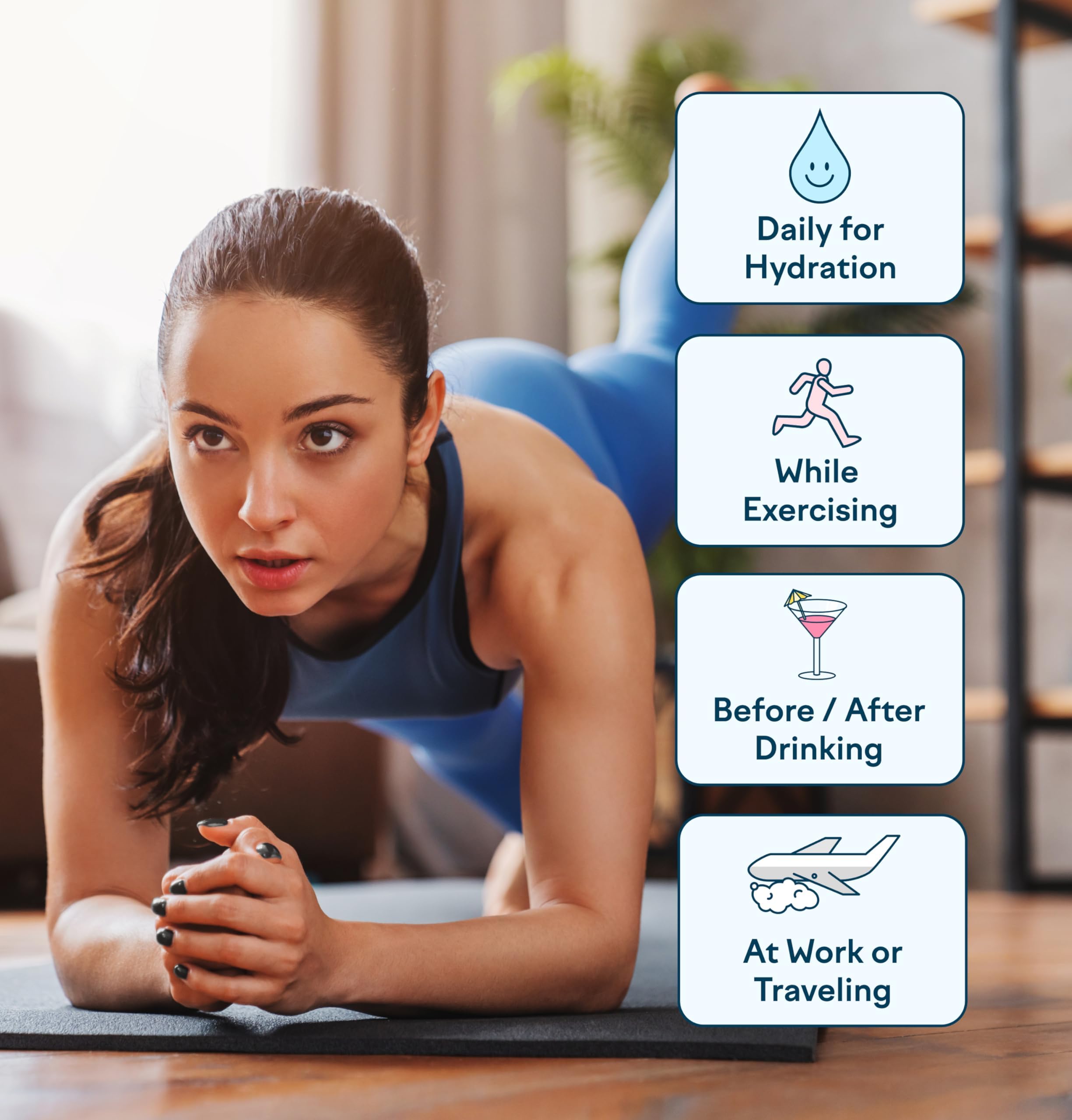 Feel Goods Hydration Hero on-the-go packets designed for busy days and travel.