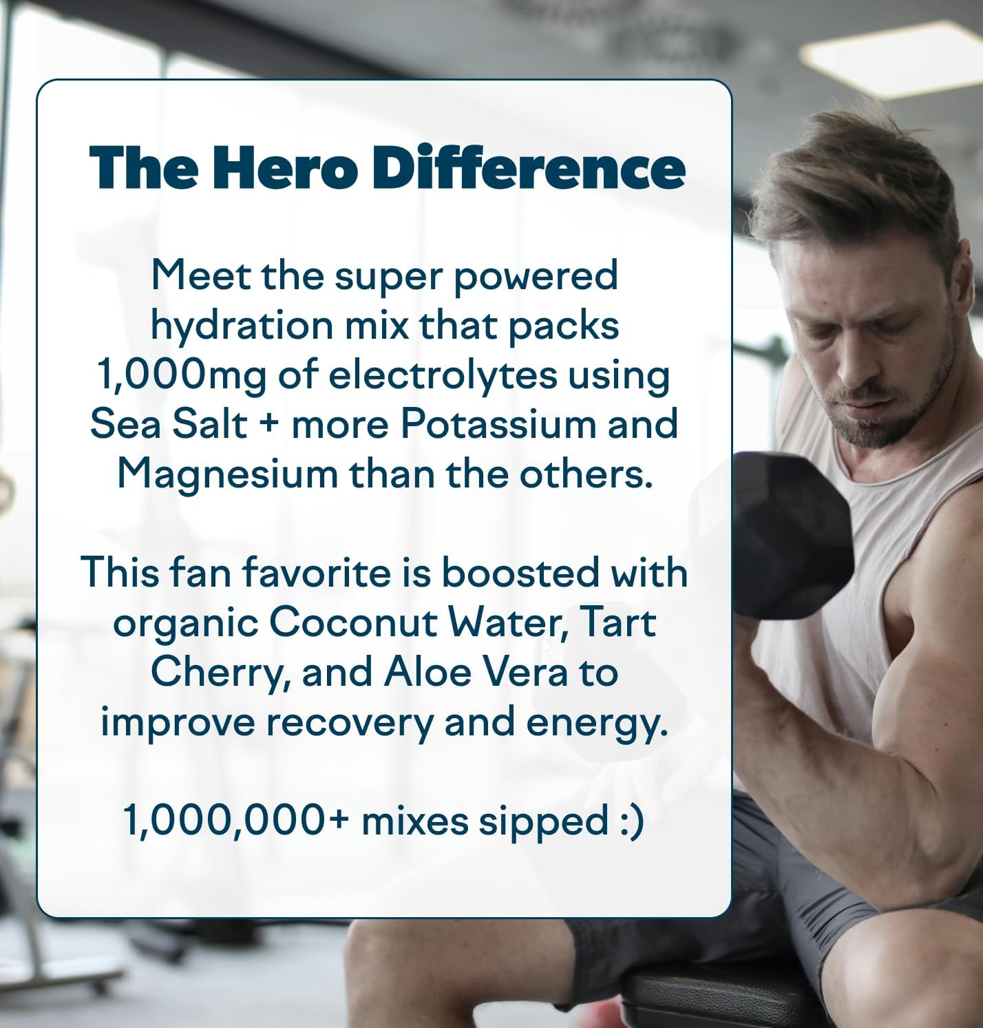 Feel Goods Hydration Hero organic fruits blend with coconut water and aloe vera.