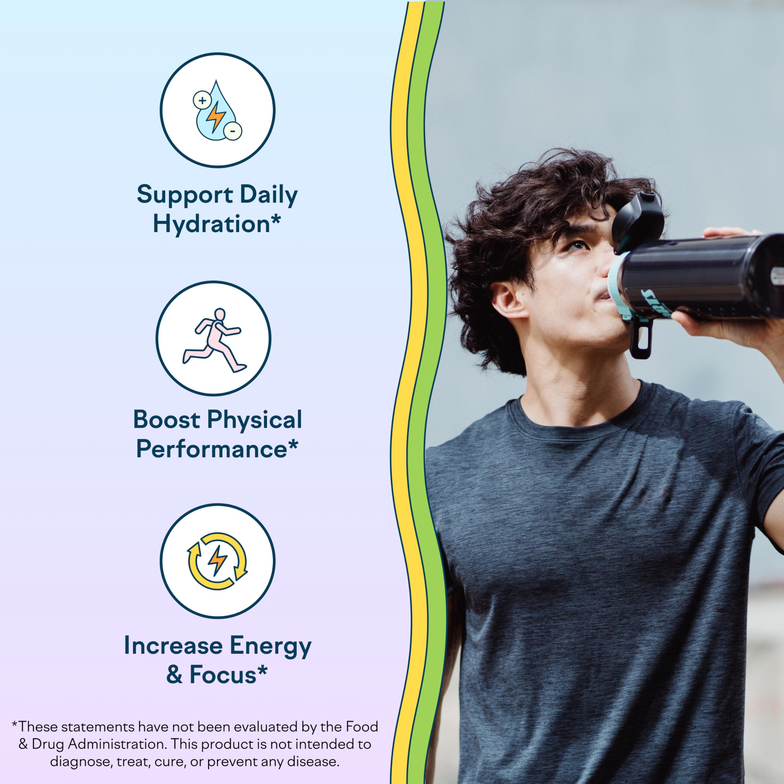 Feel Goods Hydration Hero packets open for on-the-go use