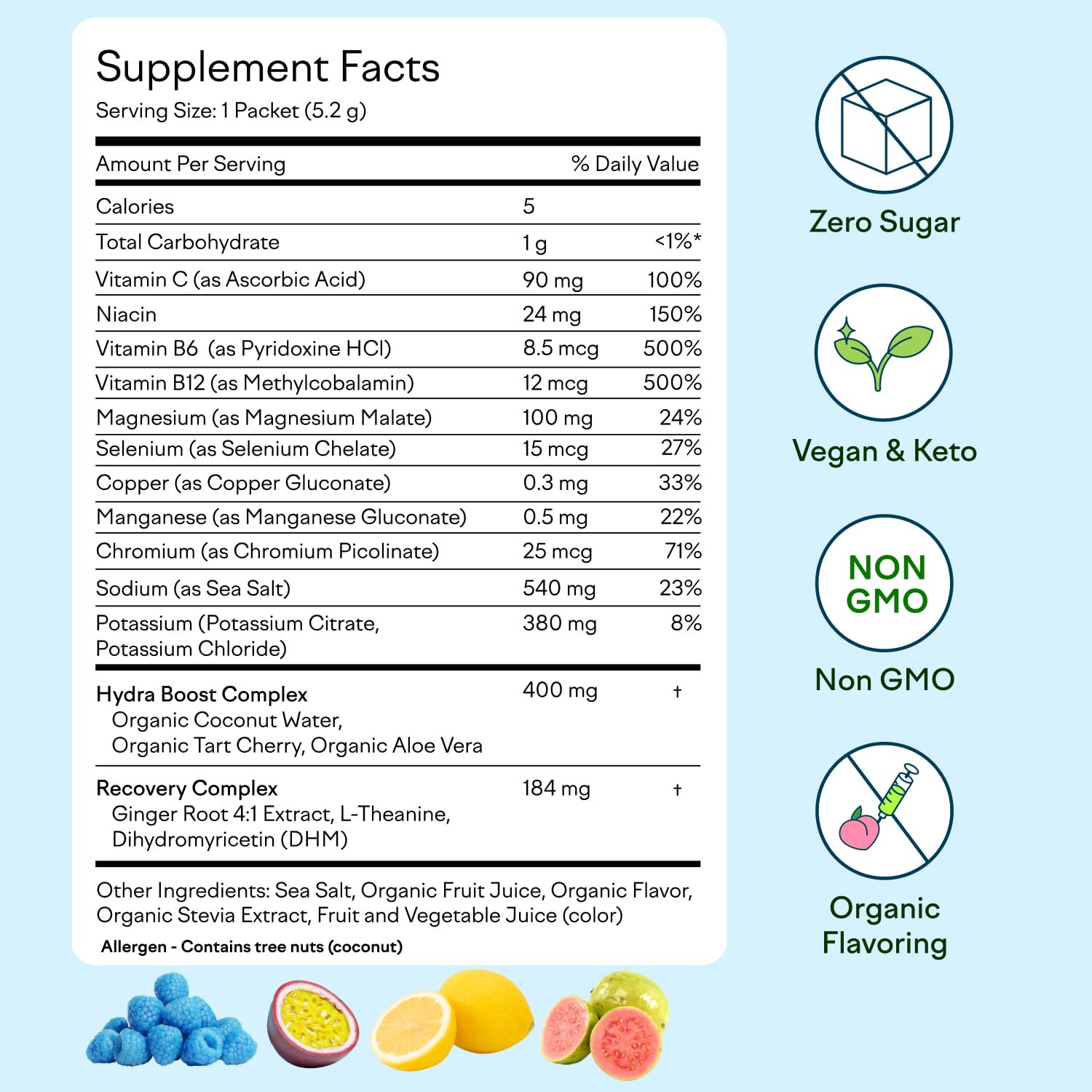 Feel Goods Hydration Hero single-serve packet ideal for gym bags.