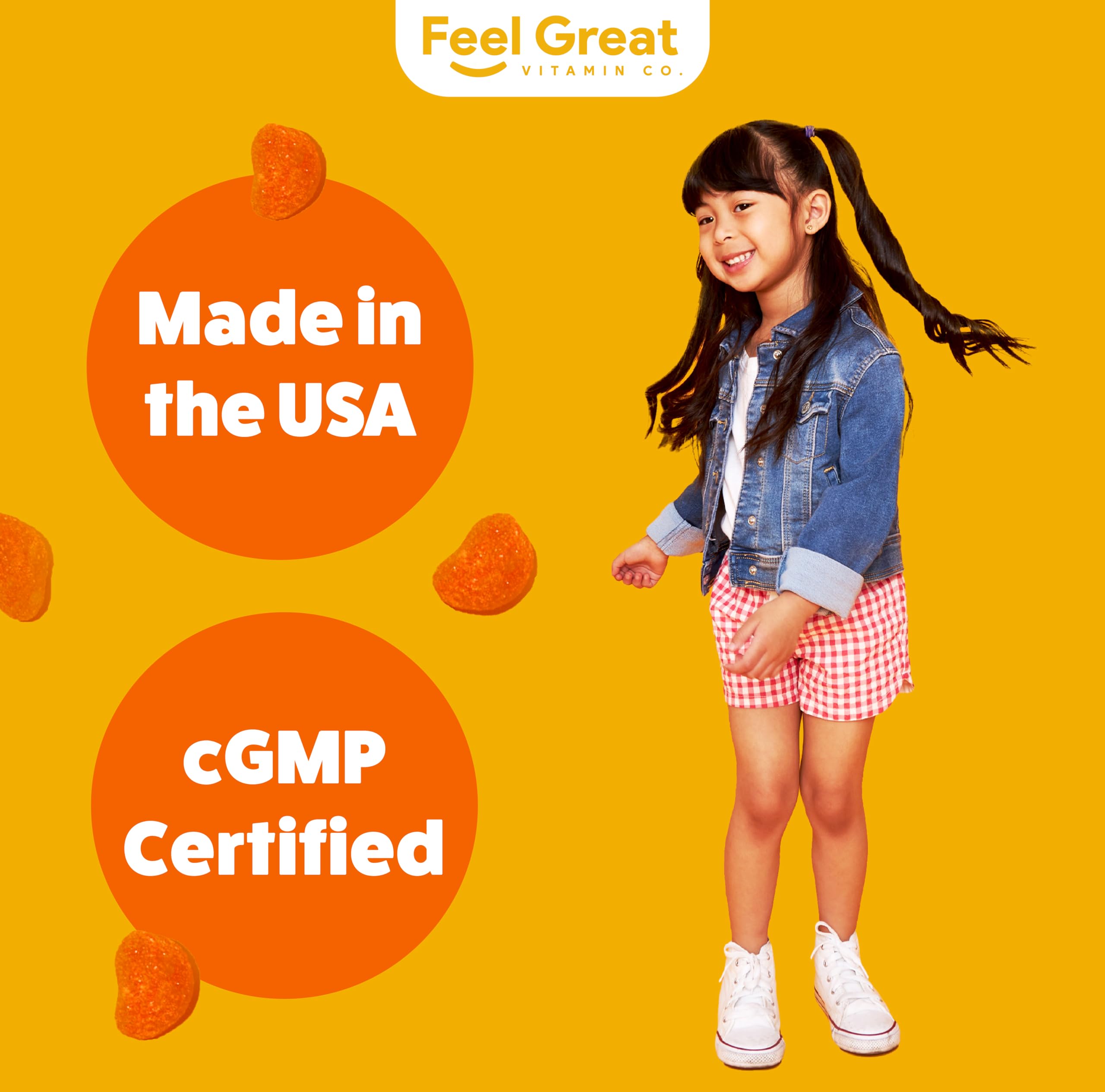 Feel Great Kids Vitamin C Gummies morning routine for families.