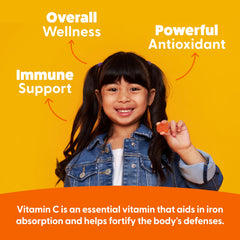 Feel Great Kids Vitamin C Gummies orange flavor for kid-friendly daily vitamins.