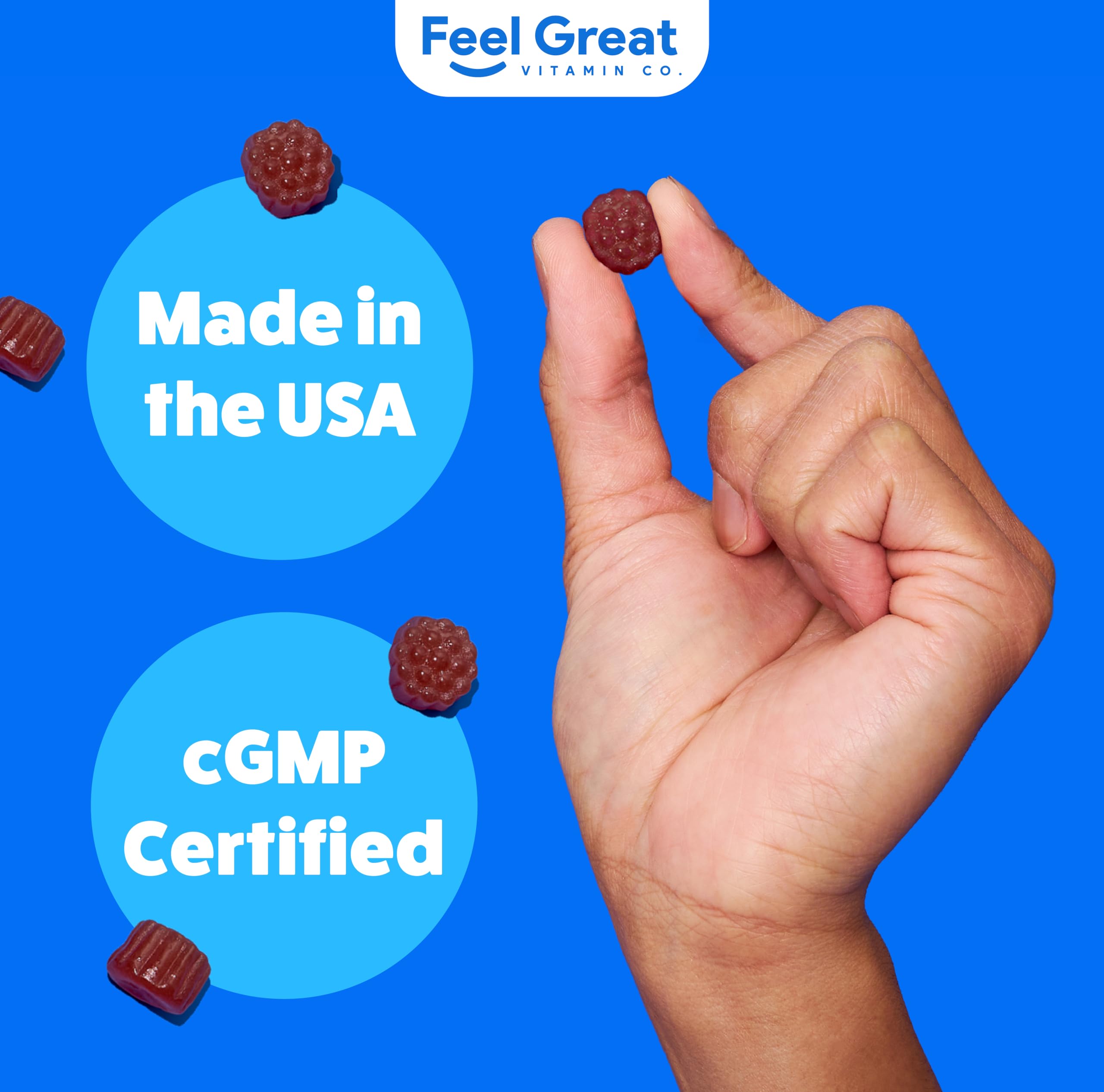 Feel Great Vitamin Co elderberry gummies for kids packaging design